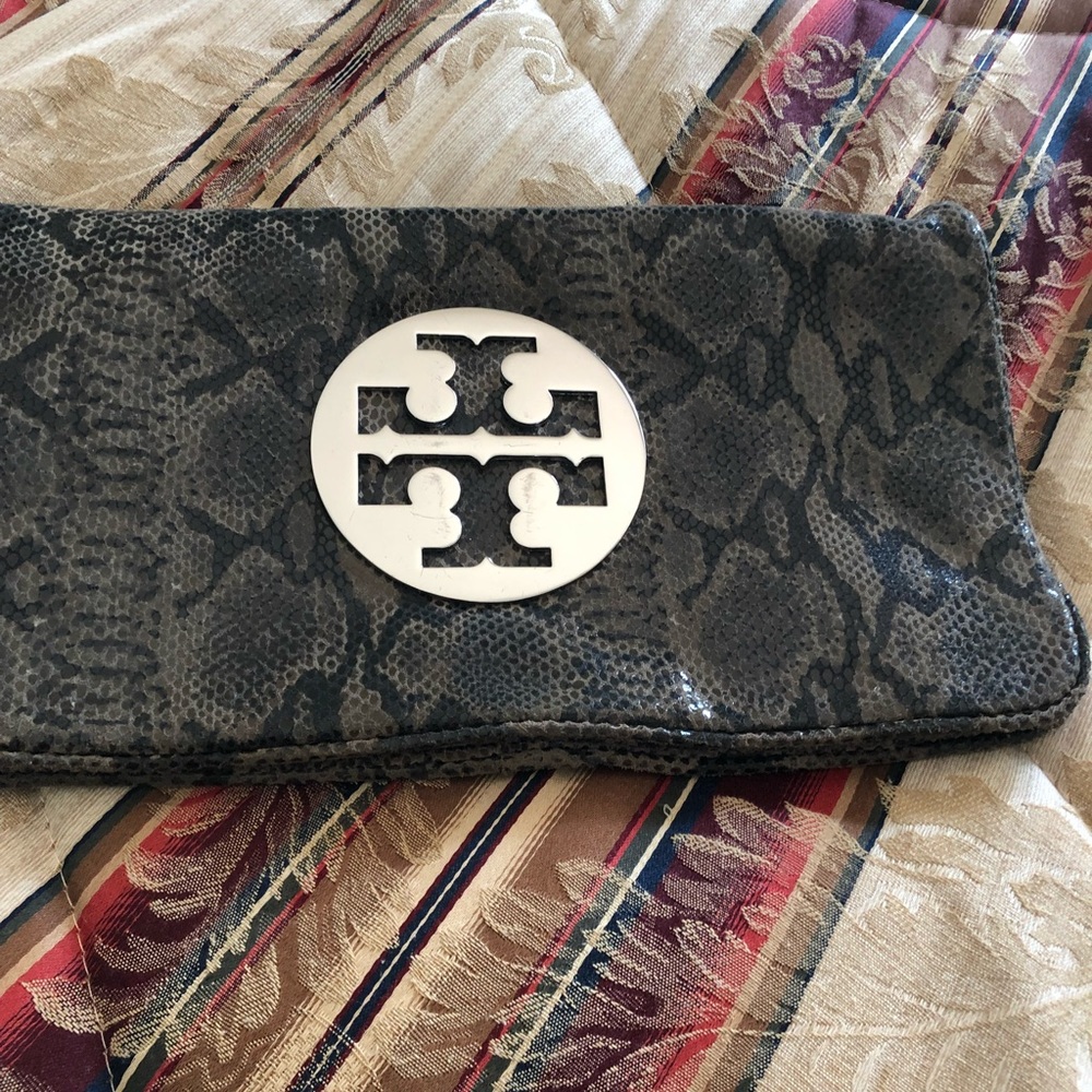 Two Tory Burch clutch w/ strap